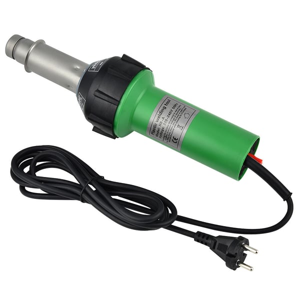Varmluftpistol - Plastsvejsning - 220V - Under 500 W - 40–600°C justerbar - Til PP/PVC, kofangerreparation, krympefolie