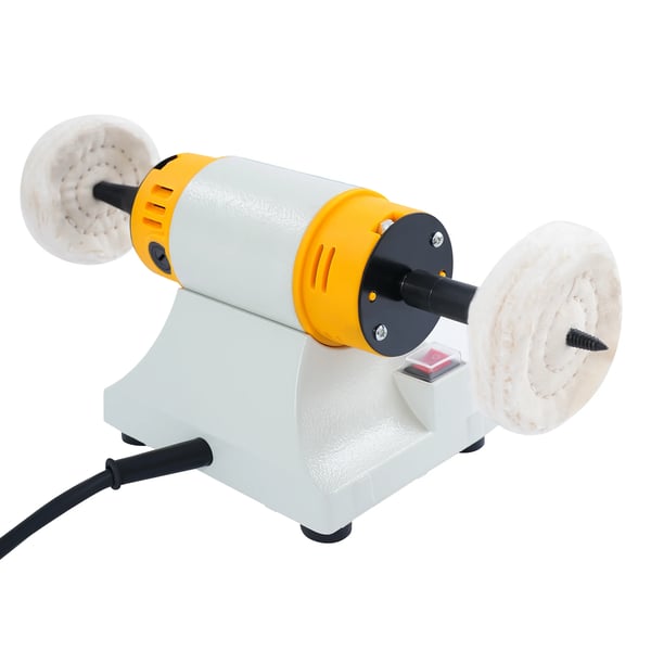 Pöytäkiillotuskone, 320 W moottori, johdollinen, säädettävä nopeus 800–10000 rpm, DIY-hiontaan, harmaa