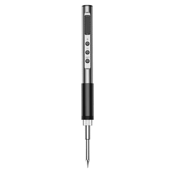 Elektrisk loddekolbe - Loddepen T12-BC2 - 65 W - USB-C - 5–20 V - 180–450 °C - Lilla