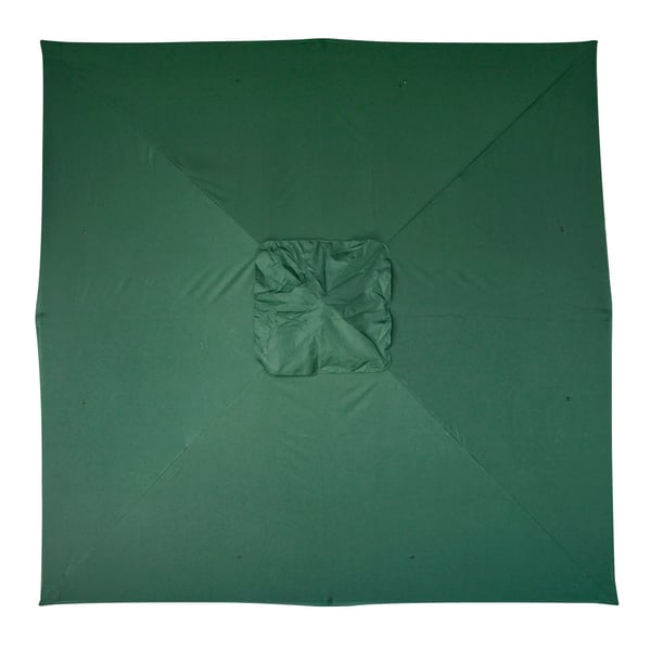 Paviljongtak - Ersättningsöverdrag 3 x 3 m - Polyester - Till Trädgårdspaviljong - Grön