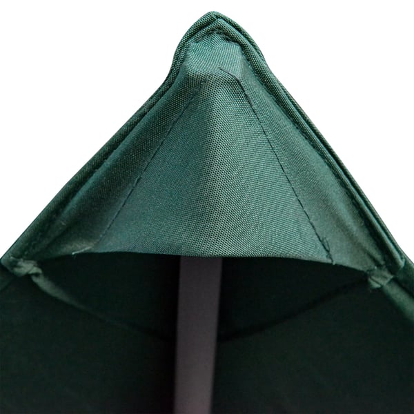Paviljongtak - Ersättningsöverdrag 3 x 3 m - Polyester - Till Trädgårdspaviljong - Grön