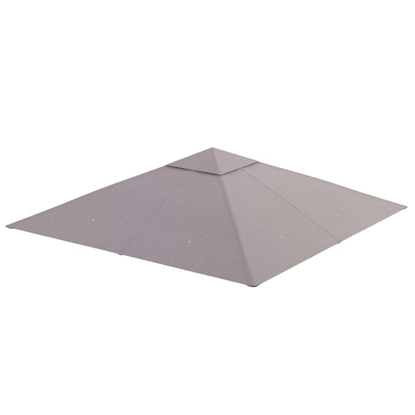 Paviljongtak - Reservtak - 3x3 m - Polyester - För trädgårdspaviljong och gazebo - Beige