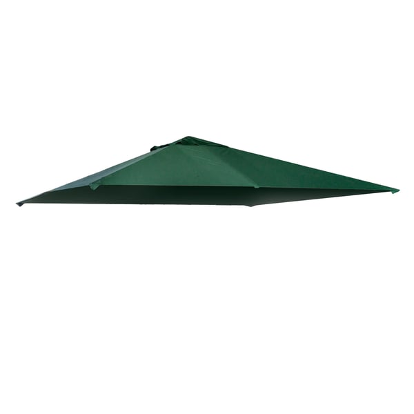 Paviljongtak - Ersättningsöverdrag 3 x 3 m - Polyester - Till Trädgårdspaviljong - Grön Paviljongtak - Ersättningsöverdrag 3 x 3 m - Polyester - Till Trädgårdspaviljong - Grön