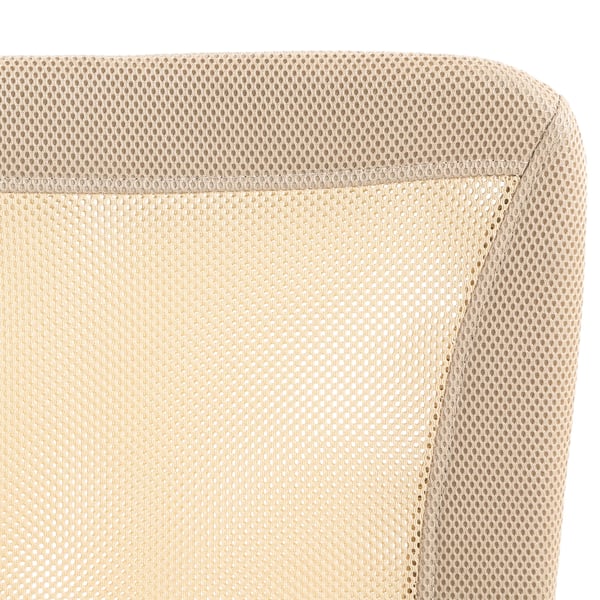 Kontorsstol - Mesh skrivbordsstol - Justerbar Höjd - Nätrygg - Mått 43×56×90–100 cm - Beige