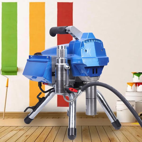Elektrisk airless højtryks-malersprøjte 3000W, 3000 PSI, 3,5 l/min, 220V, blå