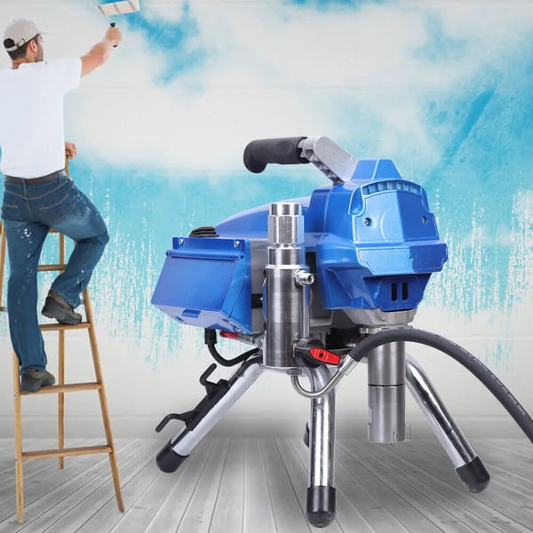 Elektrisk airless højtryks-malersprøjte 3000W, 3000 PSI, 3,5 l/min, 220V, blå