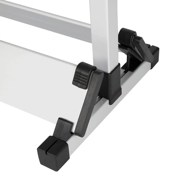 Fiskestangholder - Vertikalt stativ - Til 24 stænger - Aluminiumslegering - Fritstående - Til garage/udstilling - Fast ramme - Multifarvet