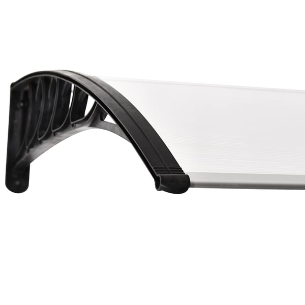 Dörr- och fönstertak - Skärmtak - Polykarbonatpanel - Aluminiumram - UV-skydd - Regn- och solskydd - Manuell