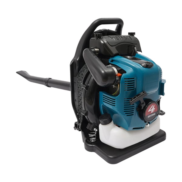 Reppupuhallin - Bensiinikäyttöinen 4-tahti - Moottori 75,6 cm³ - Ilmajäähdytteinen - 112 dB - Pihalle ja kaduille
