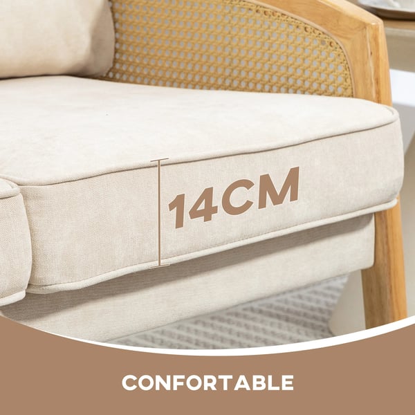 Soffa - Vardagsrumssoffa - Modern Design - Sammetklädsel - Syntetläder - Bredd över 240 cm - Montering Krävs