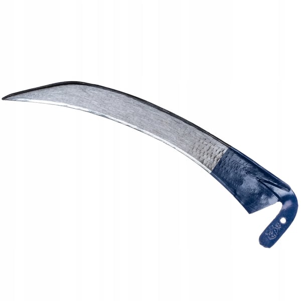 Håndsegl - Græs- og ukrudtssegl - 60 cm - Metalblad - Robust - Til have og skov