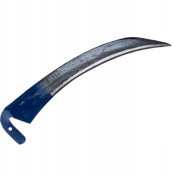 Håndsegl - Græs- og ukrudtssegl - 60 cm - Metalblad - Robust - Til have og skov