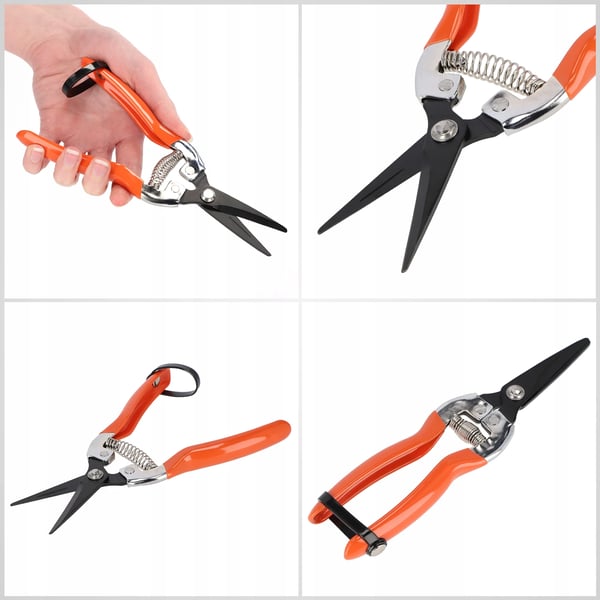Græssaks - Kantsaks - Klingelængde 19 cm - Til græskanter og fintrimning - Håndsaks