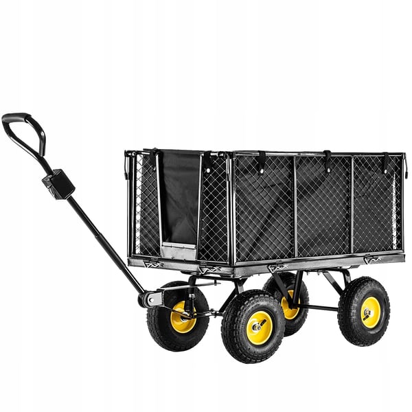 Havevogn - Transportvogn/Trailer - 450 kg Kapacitet - Med Presenning - Stor