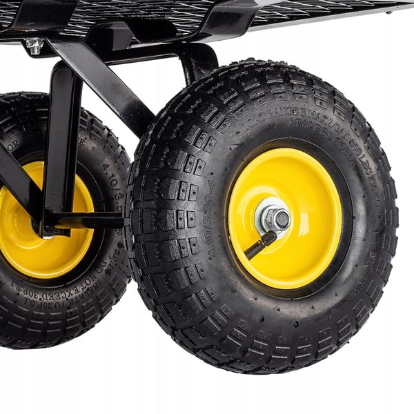 Havevogn - Transportvogn/Trailer - 450 kg Kapacitet - Med Presenning - Stor