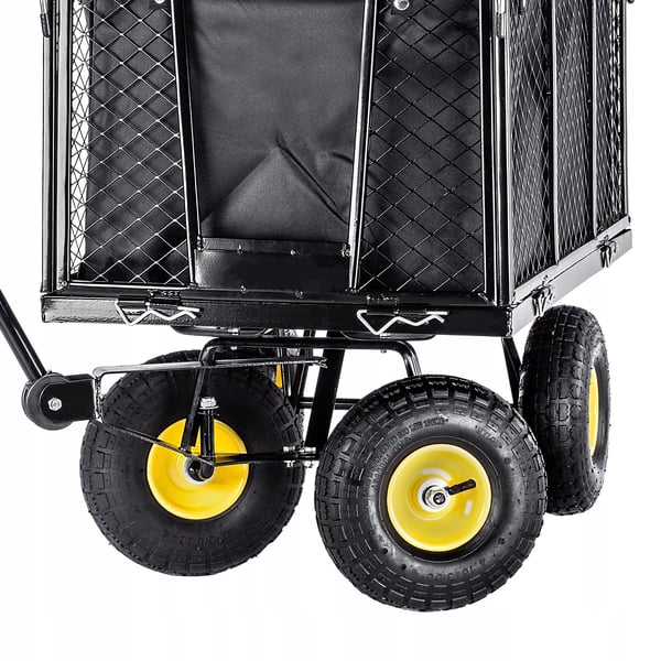 Havevogn - Transportvogn/Trailer - 450 kg Kapacitet - Med Presenning - Stor