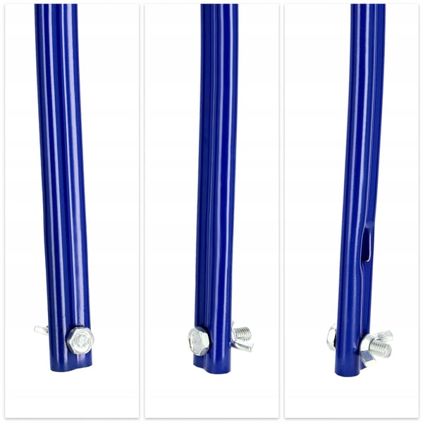 Le-skaft - Håndlavet Metal - 147 cm - Blå