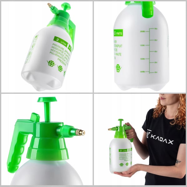 Have-tryksprøjte - Manuel Pumpesprøjte - 2 L Kapacitet - Håndholdt - Til Planter & Have