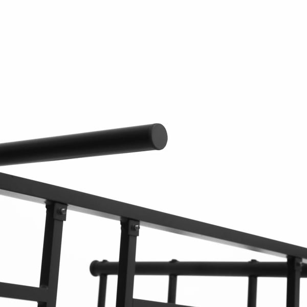 Sängram i metall - Dubbelsäng 150x200 cm - Med huvudgavel - 31 cm höjd - Utan förvaring - Självmontering