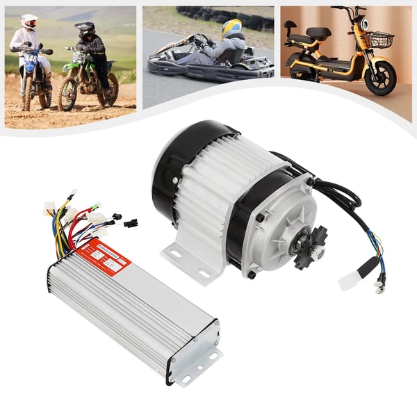 Elmotor 750W 48V, børsteløs BLDC til cykel/elcykel/eltrehjuler, inkl. controller