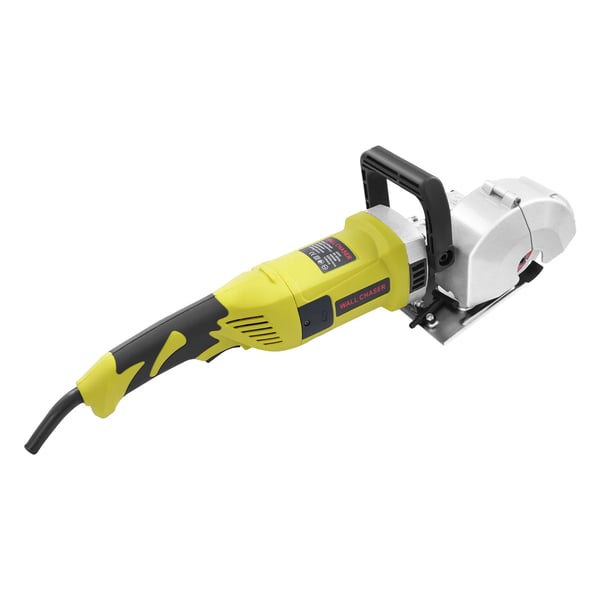 Rilleskærer til væg - Vægfræsemaskine - 4000 W - Klingediameter 12 cm - Maks. dybde 3,5 cm - 220 V - EU-stik - Grøn