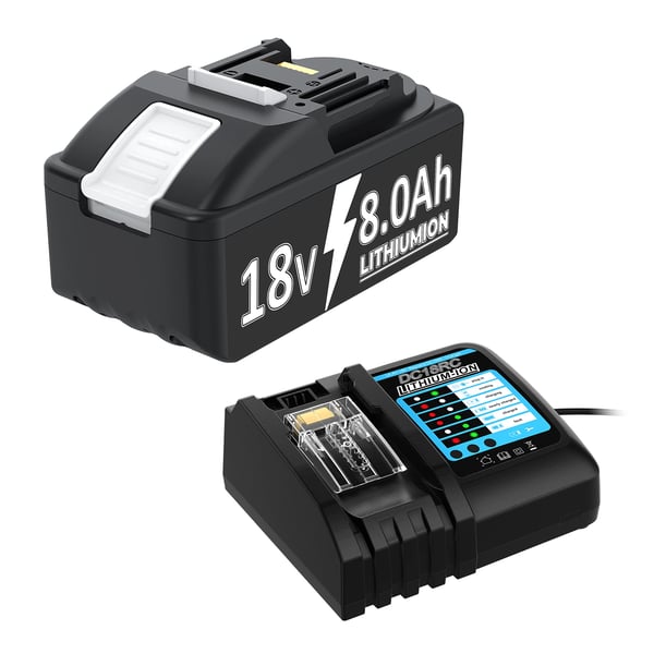 Makita-kompatibelt batteri, 18V Li-ion erstatningsbatteri, kompatibel med BL1830/BL150B/BL1860B, orange