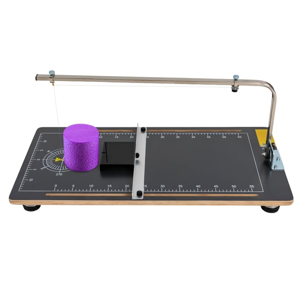 Skumskærer med varm tråd - T21 - Bord 38×78 cm - Justerbar 50–300 °C - Skærehøjde 20 cm - 30 W - EU-stik - Lysegrå