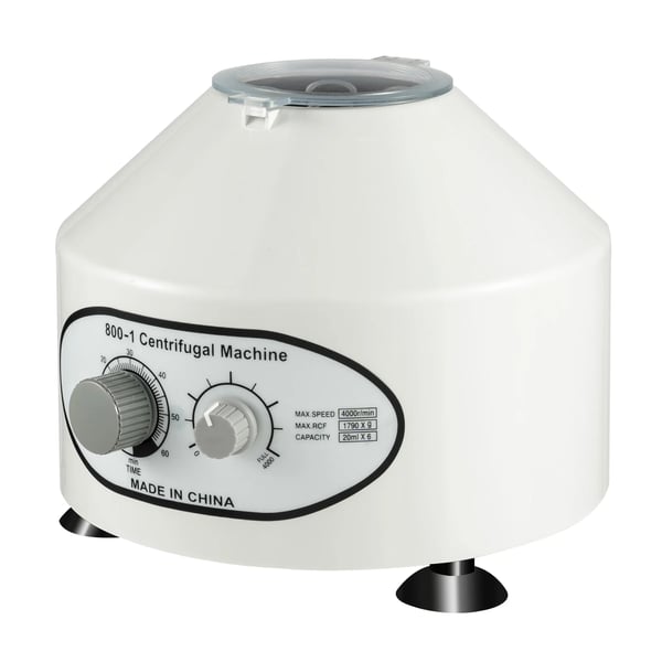 Laboratoriosentrifugi - 800-1 Pöytämalli - 1790×g RCF - Säädettävä ajastin - 6×20 ml - 220 V - Valkoinen