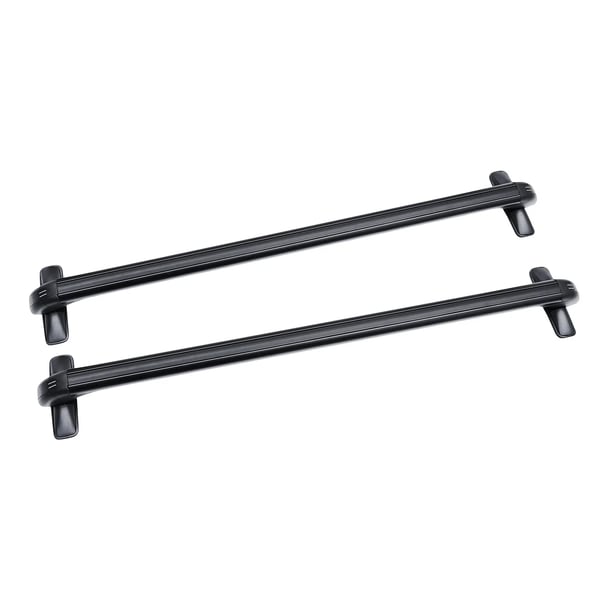 Tagbøjler til bil - Tværstænger - 2 stk - 115 cm - Aluminium - Med lås - Max 75 kg - Universal til 4–5-dørs biler - Sort