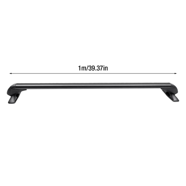 Tagbøjler til bil - Tværstænger - 2 stk - 115 cm - Aluminium - Med lås - Max 75 kg - Universal til 4–5-dørs biler - Sort