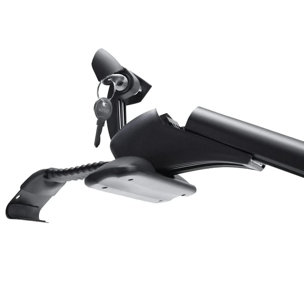 Tagbøjler til bil - Tværstænger - 2 stk - 115 cm - Aluminium - Med lås - Max 75 kg - Universal til 4–5-dørs biler - Sort