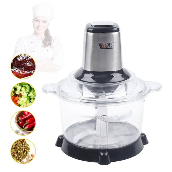 Sähköinen keittiösilppuri - Monitoimihakkuri - 5 l Tilavuus - 300 W - 4 Terää - N. 10 000 kierrosta/min - Ylikuumenemissuoja - 220 V 50 Hz