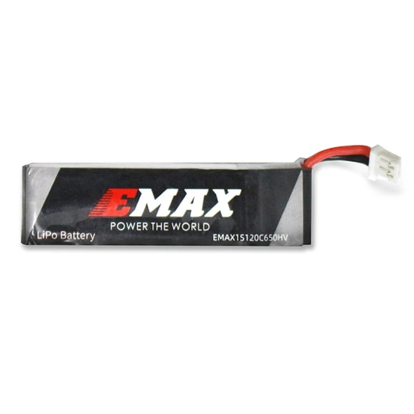 FPV Tiny Whoop -droneakku - 1S HV LiPo - 3,8 V 650 mAh - PH2.0-liitin - RC-kilpadroneihin - 1 kpl - Musta