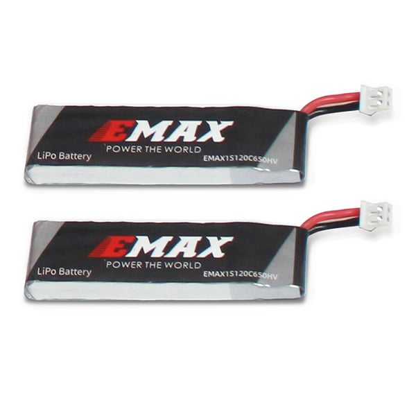 FPV Tiny Whoop dronebatteri - 1S HV LiPo - 3,8V 650mAh - PH2.0-stik - Til RC racerdrone - 1 stk - Sort
