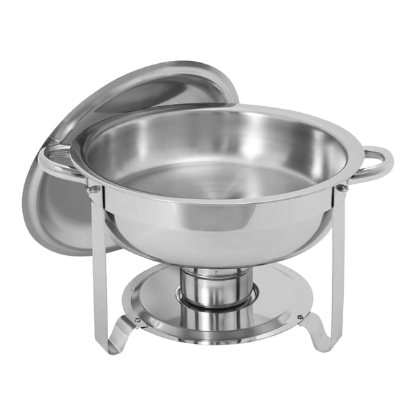 Buffetlämmitin, chafing dish -setti 4,5 l, punainen, ruostumatonta terästä, alkoholipolttoinen