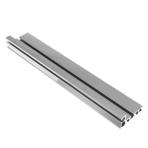Träbearbetning T-spårprofil - Aluminium geringsanhåll - 600 mm längd - För fräsbord & bordssåg - Skjutbart fäste - Guld