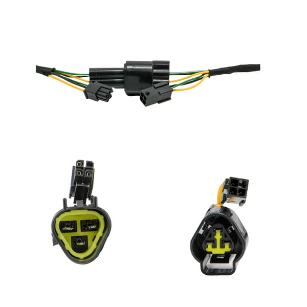 Bil dieselvarmer - LCD-forlængerkabel - 12 V - Til 2 kW/5 kW/8 kW - Display/kontakt - Grå