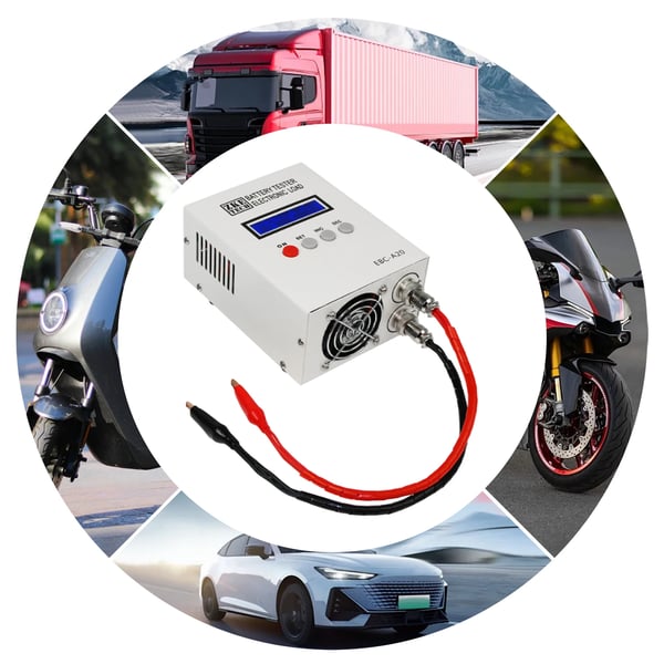 Batterikapacitetstester - EBC-A20 - 220 V - Til Lithium- og Blysyrebatterier - Kapacitetsmåler/Tester - Indigo