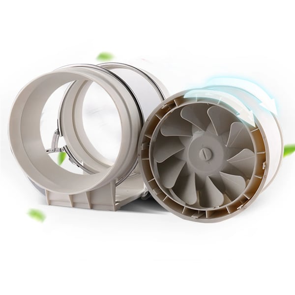 Kanalventilator - HF-150P Inline Rørventilator - Ø 150 mm - Badeværelse & Køkken Udsug - Ventilation - CE-godkendt - Dyblilla