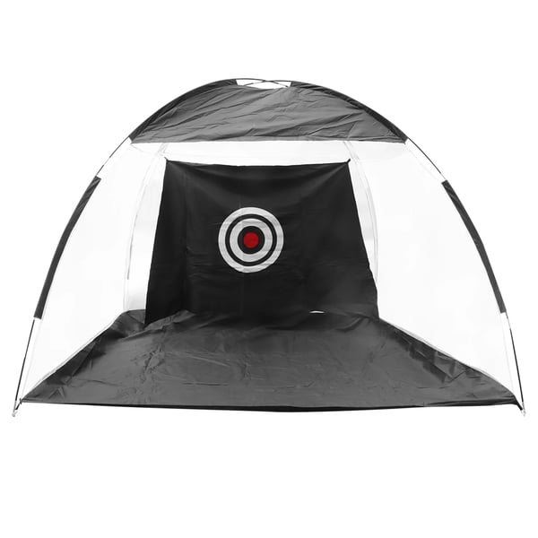 Golf-harjoitusverkko - Lyöntiverkko - 3 m - Kantolaukku Mukana - Musta