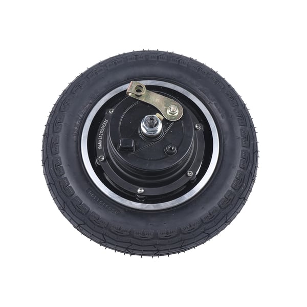 Elsparkcykel/elscooter - Navmotorhjul - 36V Borstlös - För 25,4 cm hjul - IP54 - Maxlast 100 kg - Mörkgrå