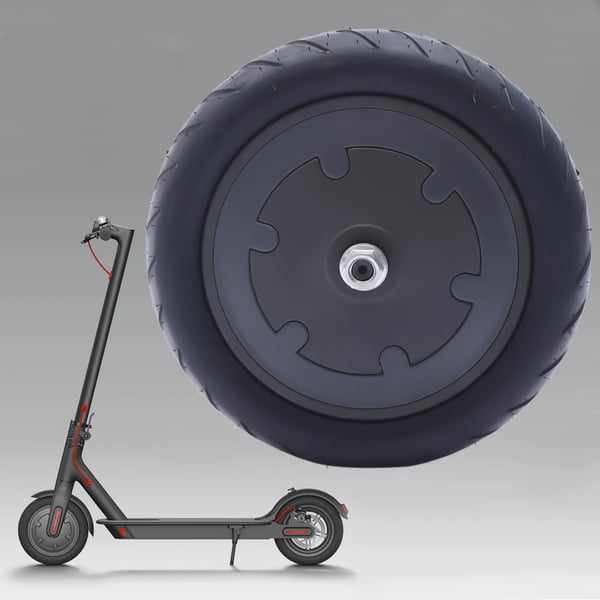 Motorhjul för elscooter/elcykel/rullstol - Borstlös navmotor - 36 V, 350 W, IP54, 600 rpm, 100 kg - Svart
