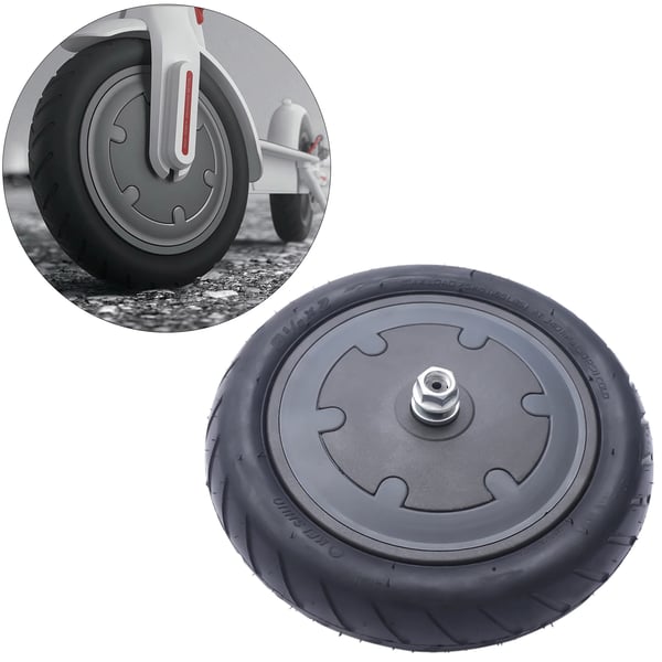 Motorhjul för elscooter/elcykel/rullstol - Borstlös navmotor - 36 V, 350 W, IP54, 600 rpm, 100 kg - Svart
