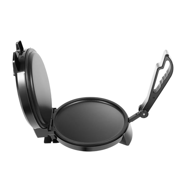 Elektrisk roti- og pandekagepresse - EU-stik - Effekt 1200 W - Dobbeltsidet opvarmning - Non-stick - Max 230 °C - Rustfrit stål - Chokolade