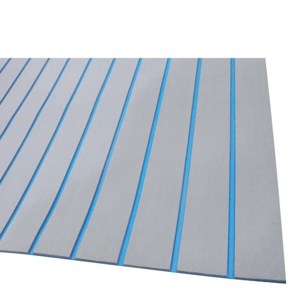 EVA-vaahto teak-kansimatto, veneen lattia, 240x90 cm, tekotiiikki, sininen