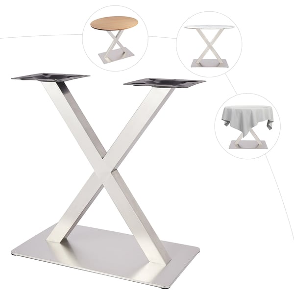 Kommerciel rund bordbase, bordfod til restaurant- og spiseborde, robust design, nem at samle