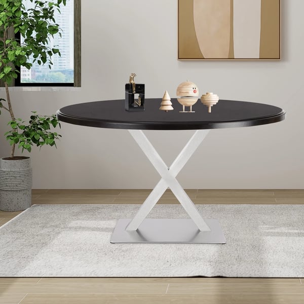 Kommerciel rund bordbase, bordfod til restaurant- og spiseborde, robust design, nem at samle
