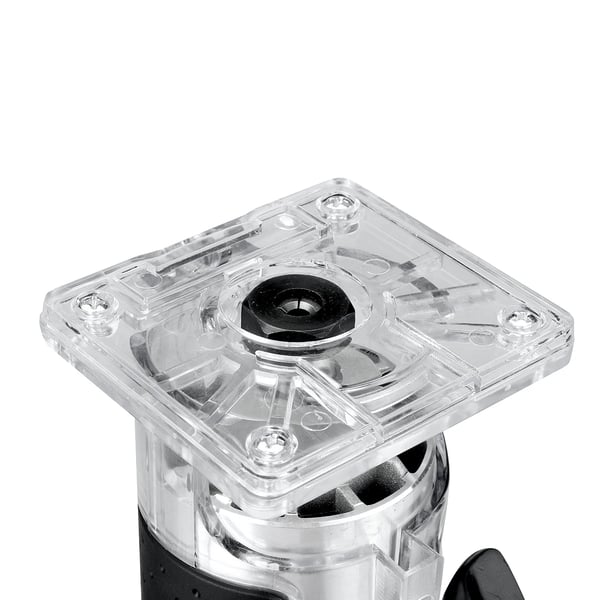 Overfræser - Kantfræser 18V - Børsteløs Motor, 30000 omdr./min, 6,35 mm spændetang, 440 W, Uden Batteri - Brun