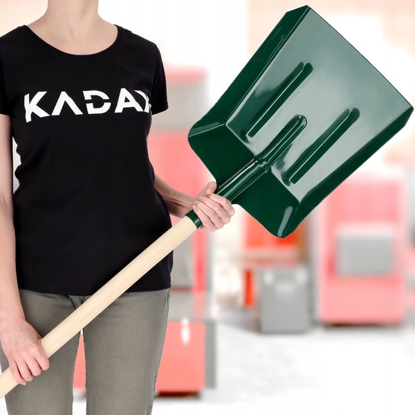 Askeskovl/Kulskovl - Til ovn/fyr - Langt skaft 120 cm - Til aske, kul, sand