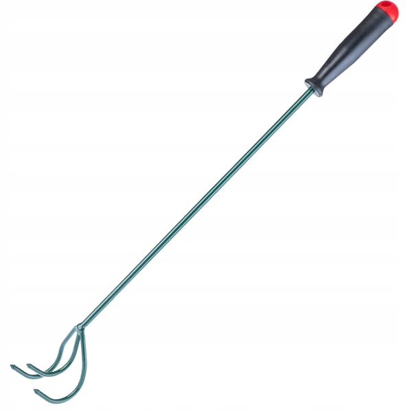 Trädgårdskultivator - Manuell jordluckrare - Längd 63 cm - Handverktyg
